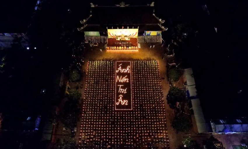 Ánh nến tri ân tại Thiền viện Trúc Lâm Phương Nam, Cần Thơ